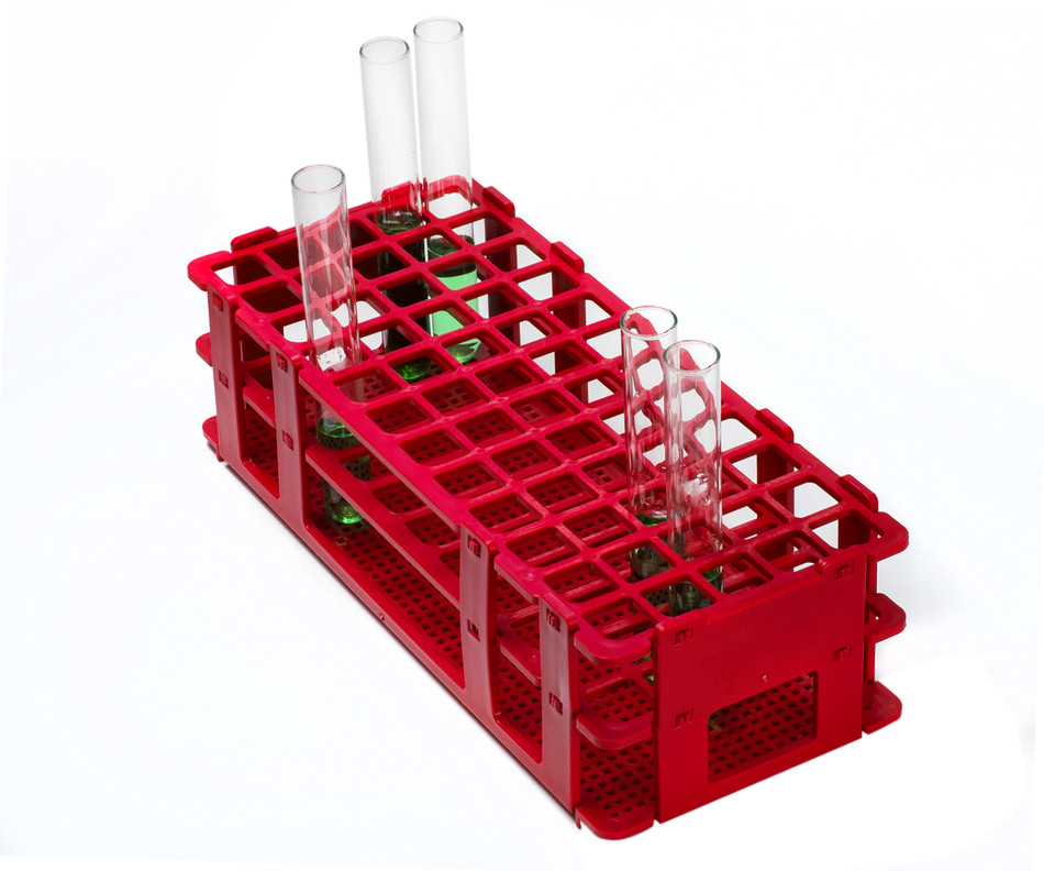 Sp Bel Art No Wire Test Tube Rack For Mmtubes Places Red