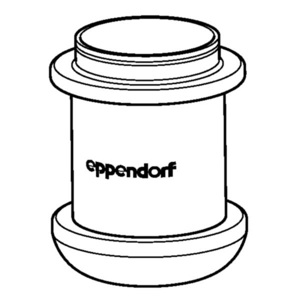 Eppendorf Adapter, for 1 bottle 500 mL Nalgene®, for Rotor S-4x1000 round buckets, 2 pcs.