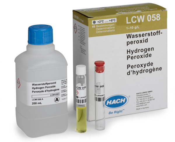 Hach Wasserstoffperoxid Pipettier-Test 1-10 g/L H2O2