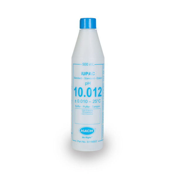 Hach Zertifizierte Puffer-Standardlösung, IUPAC, pH 10,012, 500 mL