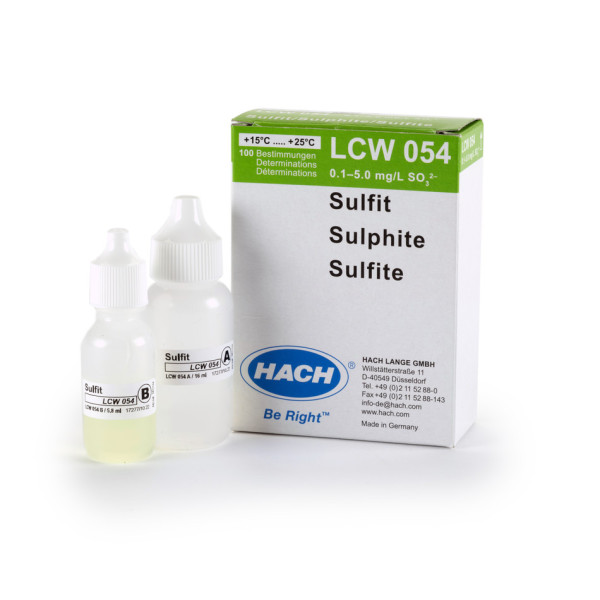 Hach Sulfit Pipettier-Test 0,1-5,0 mg/L SO3