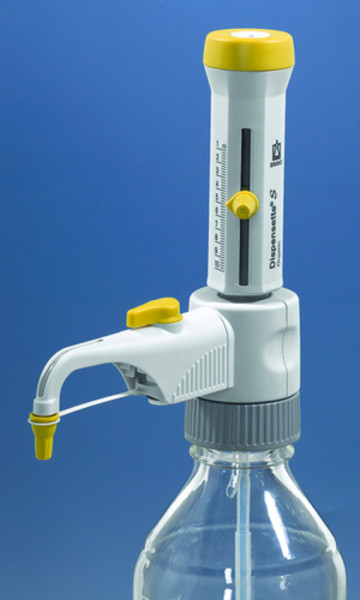 BRAND Dispensette® S Organic, Analog-adjustable, DE-M, 5-50ml, w/o recirculation valve