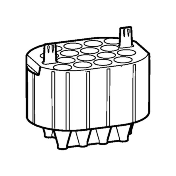 Eppendorf Adapter, for 16 Eppendorf Tubes® 5.0 mL and 15 mL conical tubes, 2 pcs.