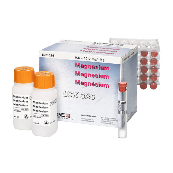 Hach Magnesium Küvetten-Test 0,5-50 mg/L Mg, 25 Bestimmungen