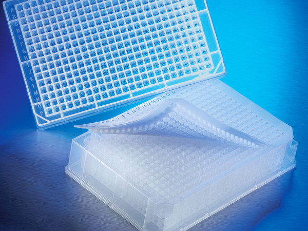 Corning® 384-well Black Round Bottom Polypropylene Not Treated Microplate, 25 per Bag, without Lid, Nonsterile