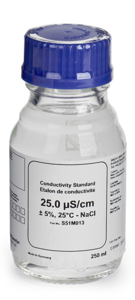 Hach Certified Conductivity Standard Solution, 25 μS/cm, NaCl 25, 250 mL