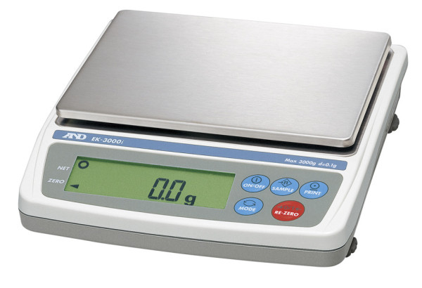 A&D Weighing Kompakte Präzisionswaage EK-4000i, 4000g x 0,1g