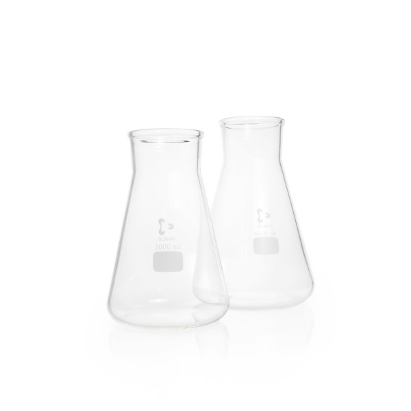 DWK DURAN® conical flask, wide neck, Erlenmeyer shape, 10000ml