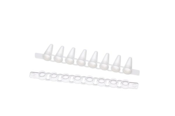 Eppendorf FAST PCR-Tube Strips+caps flat, 120 pcs