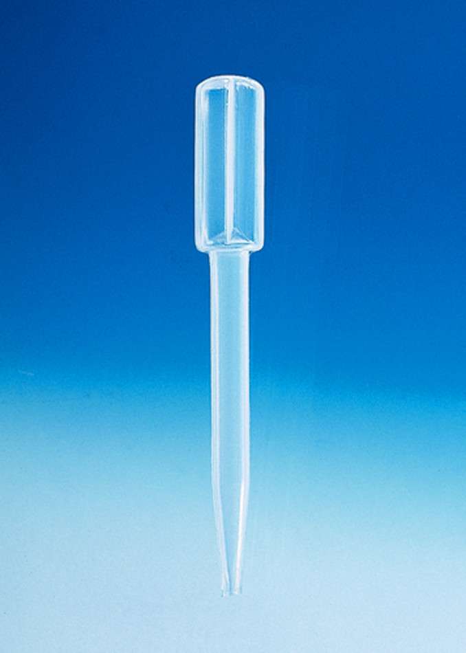 Dropping pipette, PELD approx. 1,8 ml, length approx. 98 mm Pasteur