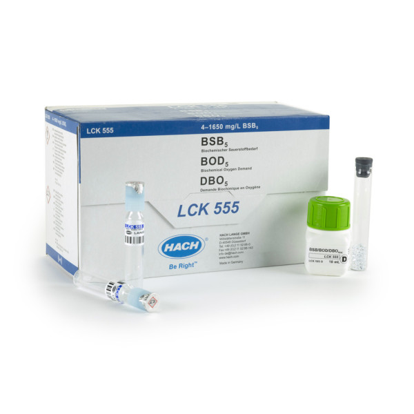 Hach BSB5 Küvetten-Test 4-1650 mg/L O2, 39 Bestimmungen