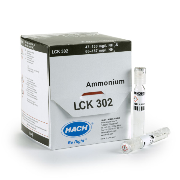 Hach Ammonium Küvetten-Test 47-130 mg/L NH4-N, 25 Bestimmungen