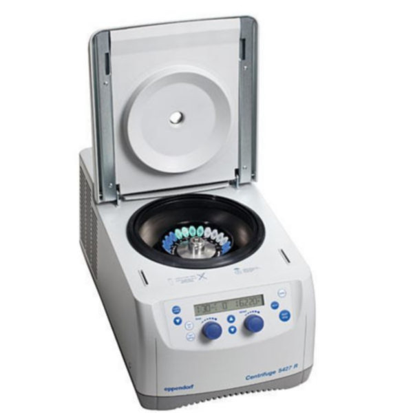 Eppendorf Centrifuge 5427 R, rotary knobs, refrigerated, without rotor, 230 V/50 – 60 Hz