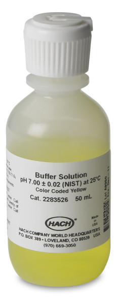 Hach Pufferlösung, pH 7,00, gelbe Farbcodierung, 50 mL