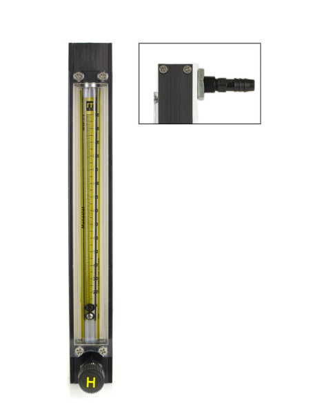 SP Bel-Art Riteflow Aluminum Mounted Flowmeter;150mm Scale, Size 4