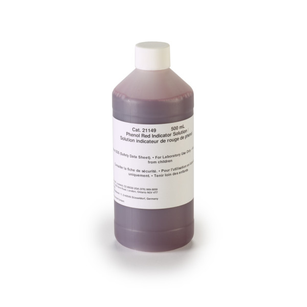 Hach Phenol red indicator solution, 500 mL, bottle