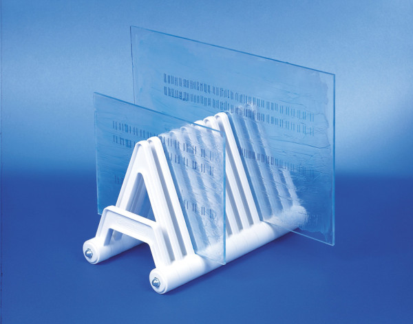 SP Bel-Art Electrophoresis Gel Plate Rack;Plastic, 8 x 15 x 9 in.