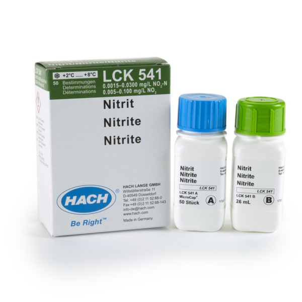 Hach Nitrit Spur Küvetten-Test 0,0015-0,03 mg/L NO2-N, 50 Bestimmungen