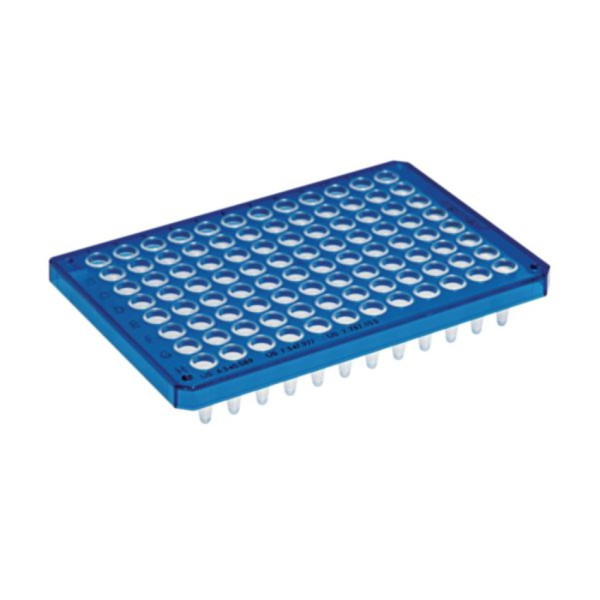 Eppendorf twin.tec PCR Plate 96, semi-skirted, 250 µL, PCR clean, blue, 25 plates