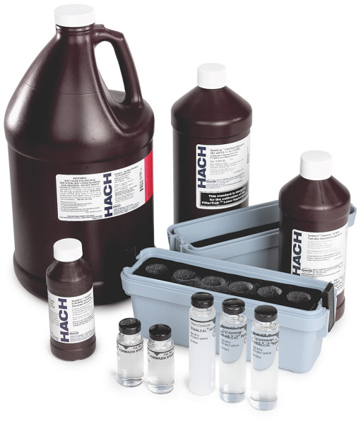 Hach Calibration kit, Stablcal turbidity standards, 2100A turbidimeter, 100 mL bottles