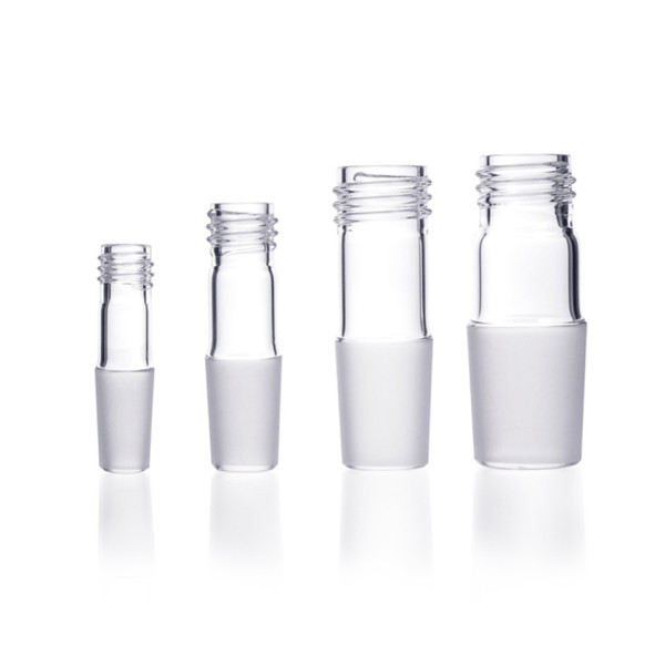 DWK DURAN® Screwthread tube with cone, GL 32, cone NS 24/29