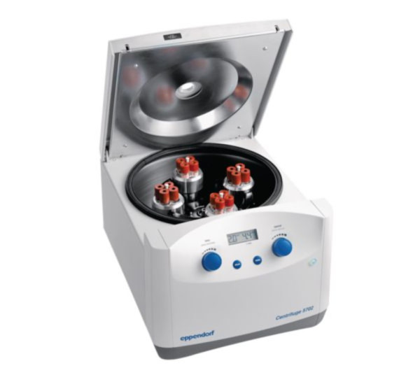 Eppendorf Centrifuge 5702, rotary knobs, without rotor, 230 V