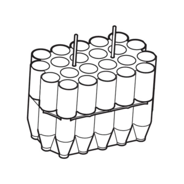 Eppendorf Adapter, für 22 Eppendorf Tubes® 5.0 mL und 15 mL konische Gefäße, 2 Stück