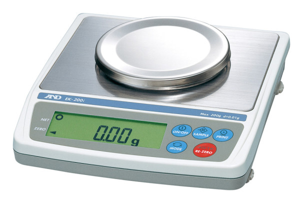 A&D Weighing Compact Precision Balance EK-200i, 210g x 0,01g