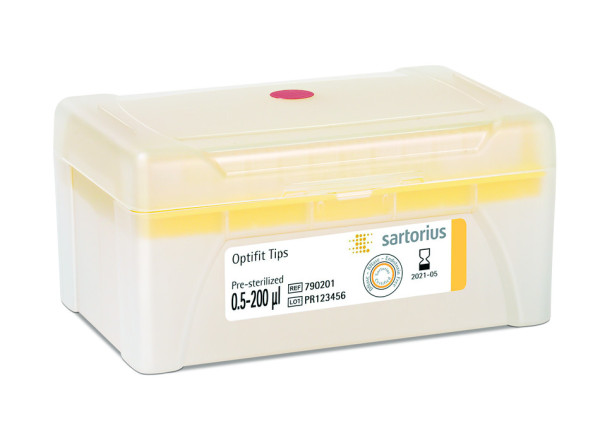 Sartorius BH TIP 0,5-200 µl,SingleTray (10X96) STR - 43X13,5X12,5