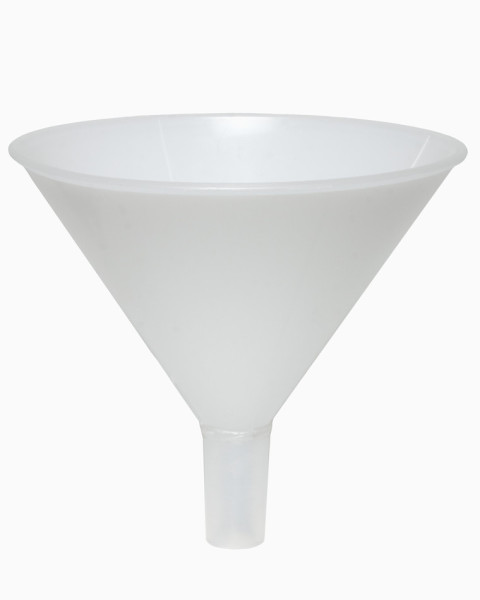 SP Bel-Art Polypropylene 594ml Powder Funnel with24/40 Tapered Stem