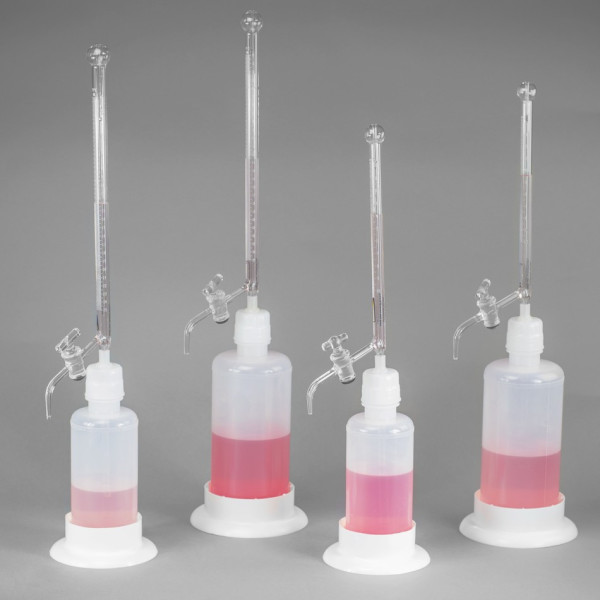 SP Bel-Art Borosilicate Glass 10ml Automatic SelfZeroing Burette; 500ml Reservoir