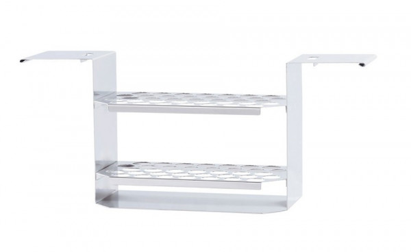 IKA Tube rack, 17mm, S, stainless - Stainless steel rack baths size S, Ø17 mm