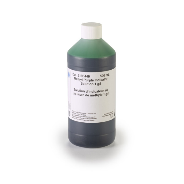 Hach Methyl Purple Indicator Solution, 1.0 g/L, 500 mL