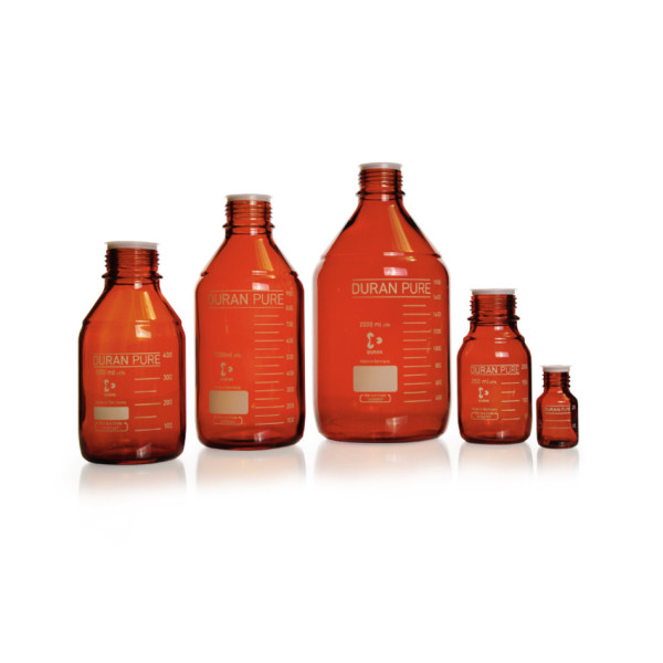 DWK DURAN® PURE Flasche, braun, GL 45, 5000 ml