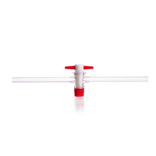 DWK DURAN® Single way stopcocks, taper 1:5, with PTFE keys, bore 2 mm, NS 13.5