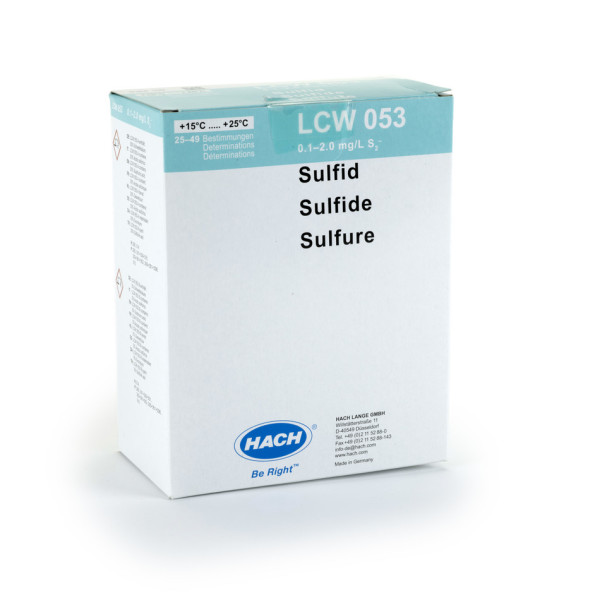 Hach Sulfid Pipettier-Test 0,1-2,0 mg/L S²?