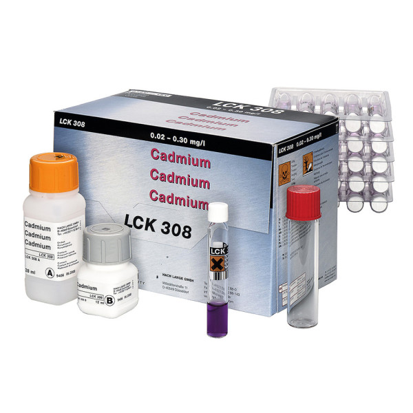 Hach Cadmium Küvetten-Test 0,02-0,3 mg/L Cd, 25 Bestimmungen