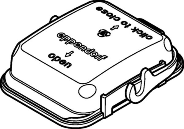 Eppendorf Aerosol-tight caps, for S-4x1000 plate/tube bucket and S-4x750 plate bucket, set