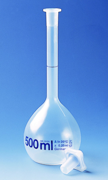 Volumetric Flask Pmp Class A 250 Ml Ns 1926 Pp Stopper Trans Volumetric Flask Measuring 6839