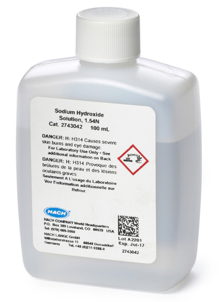 Hach Natriumhydroxid-Lösung, 1,54 N, 100 mL