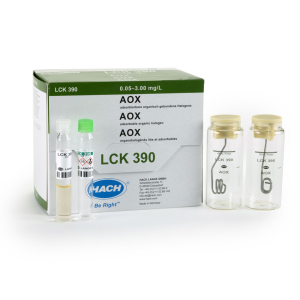 Hach AOX cuvette test 0.05-3.0 mg/L, 24 tests